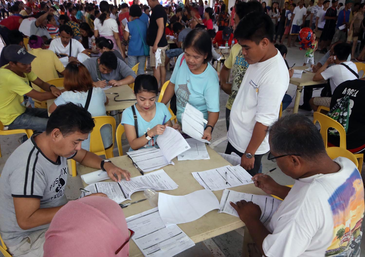 Voters registration in Quezon City Sept 25 2018 01