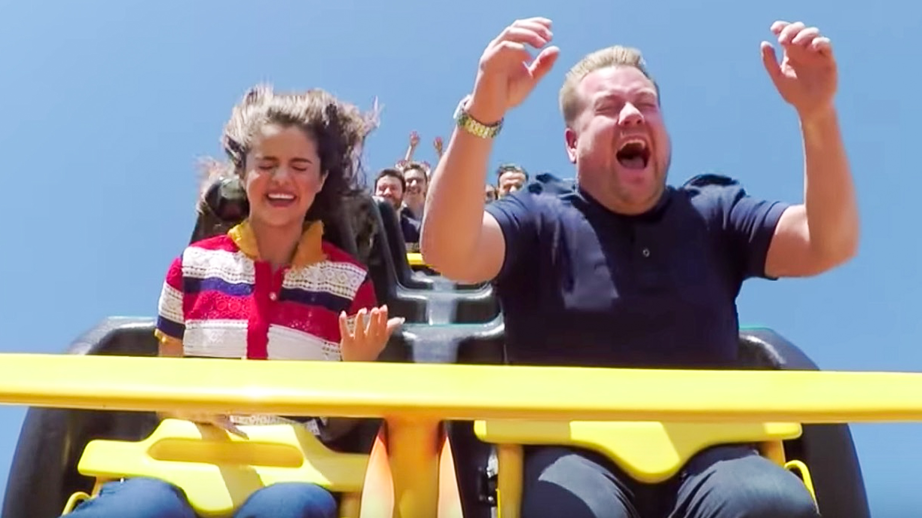 WATCH: Selena Gomez rocks out, rides rollercoaster on 'Carpool Karaoke'