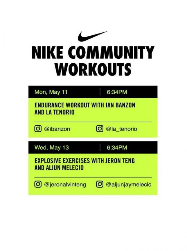 nike community workout