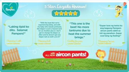 pampers summer pants