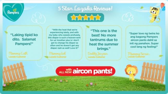 pampers aircon pants price
