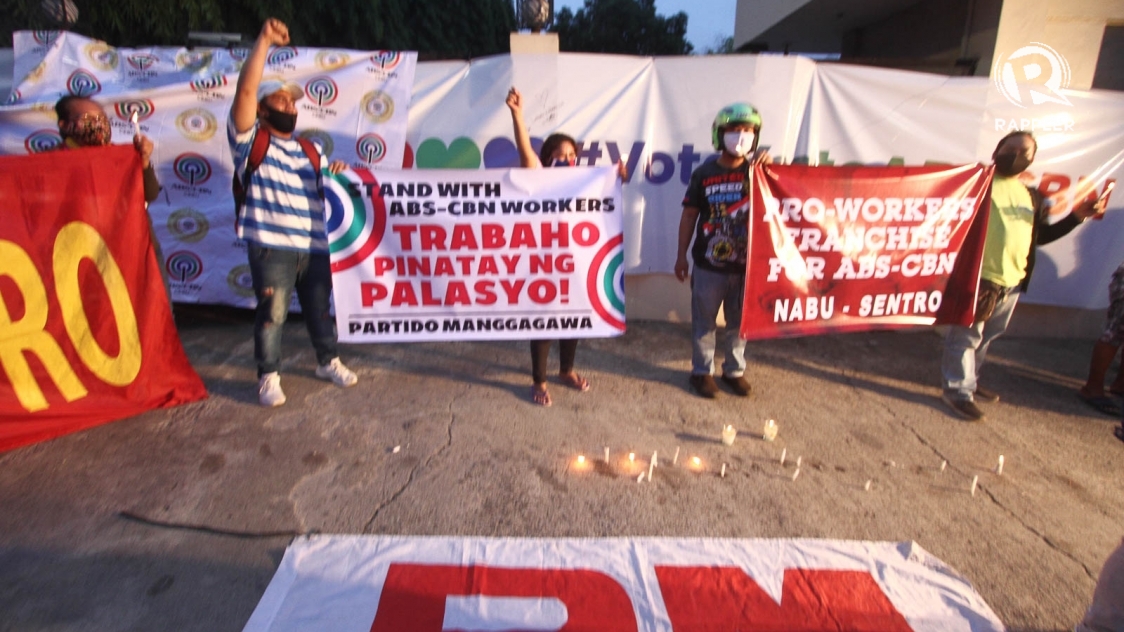 ABS-CBN Cebu protest