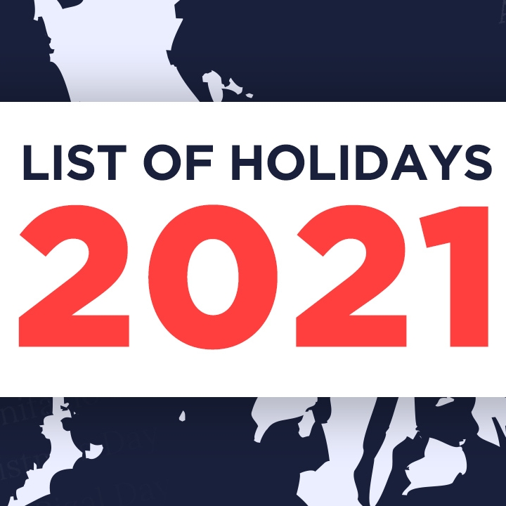 List Philippine Holidays For 21