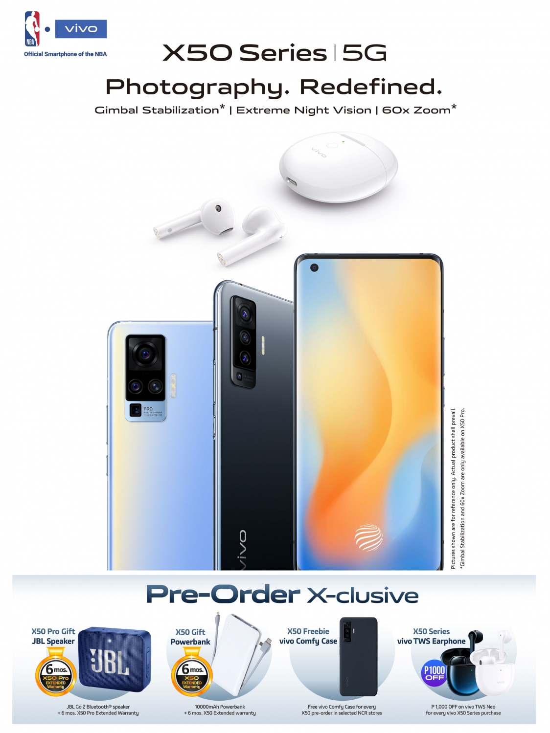 Preorder vivo’s latest X50 Pro and X50 to get exciting freebies