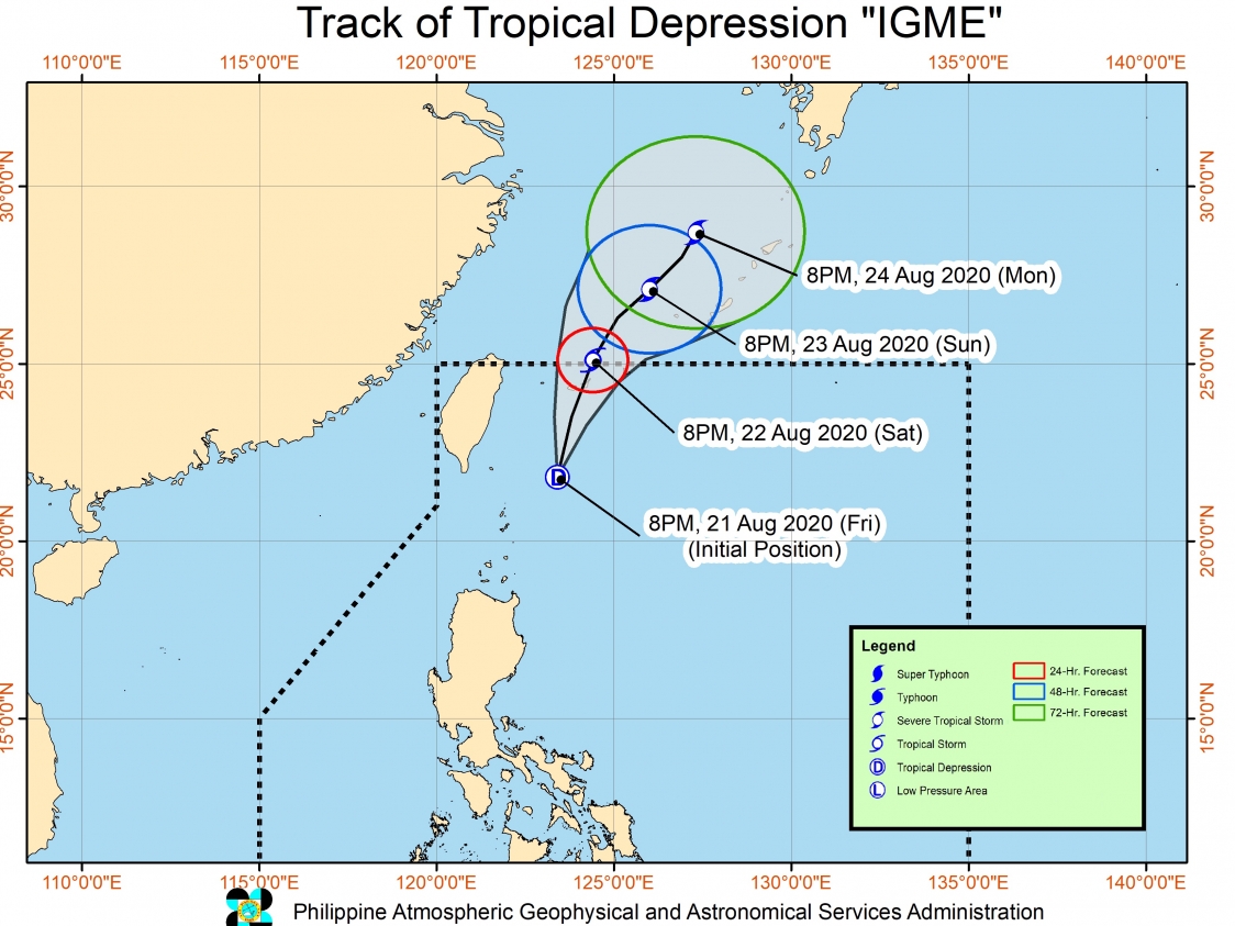 LPA Batanes berkembang menjadi Igme Depresi Tropis