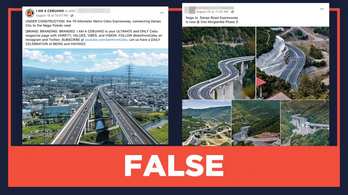 FALSE: Photos of Metro Cebu Expressway construction
