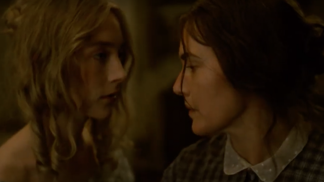WATCH Kate Winslet and Saoirse Ronan fall in love in first 'Ammonite
