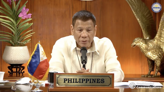 Duterte calls for unity vs terrorism, pandemic in Aqaba Process meeting