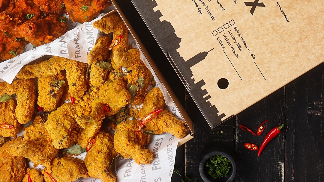 Get 36 Frankie's chicken wings in one box