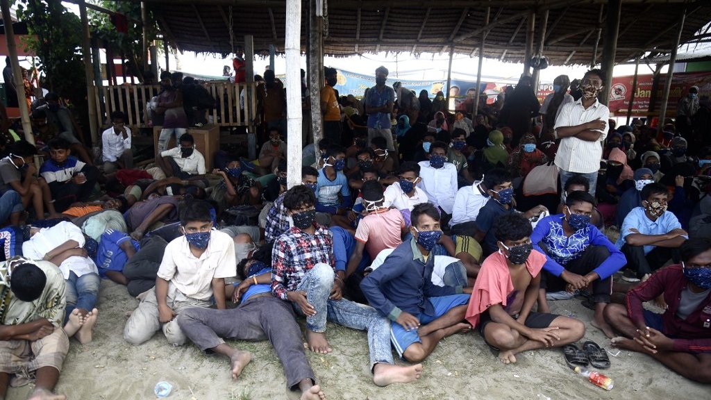 Nearly 300 Rohingya migrants reach Indonesia 'after 7 months at sea'