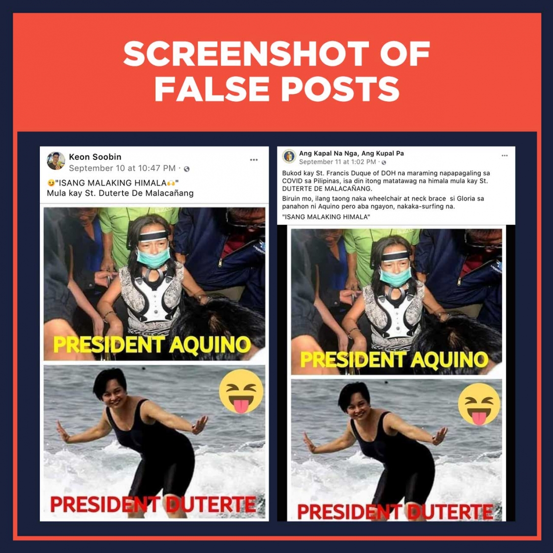 FALSE Photo of Arroyo's condition during Duterte's term