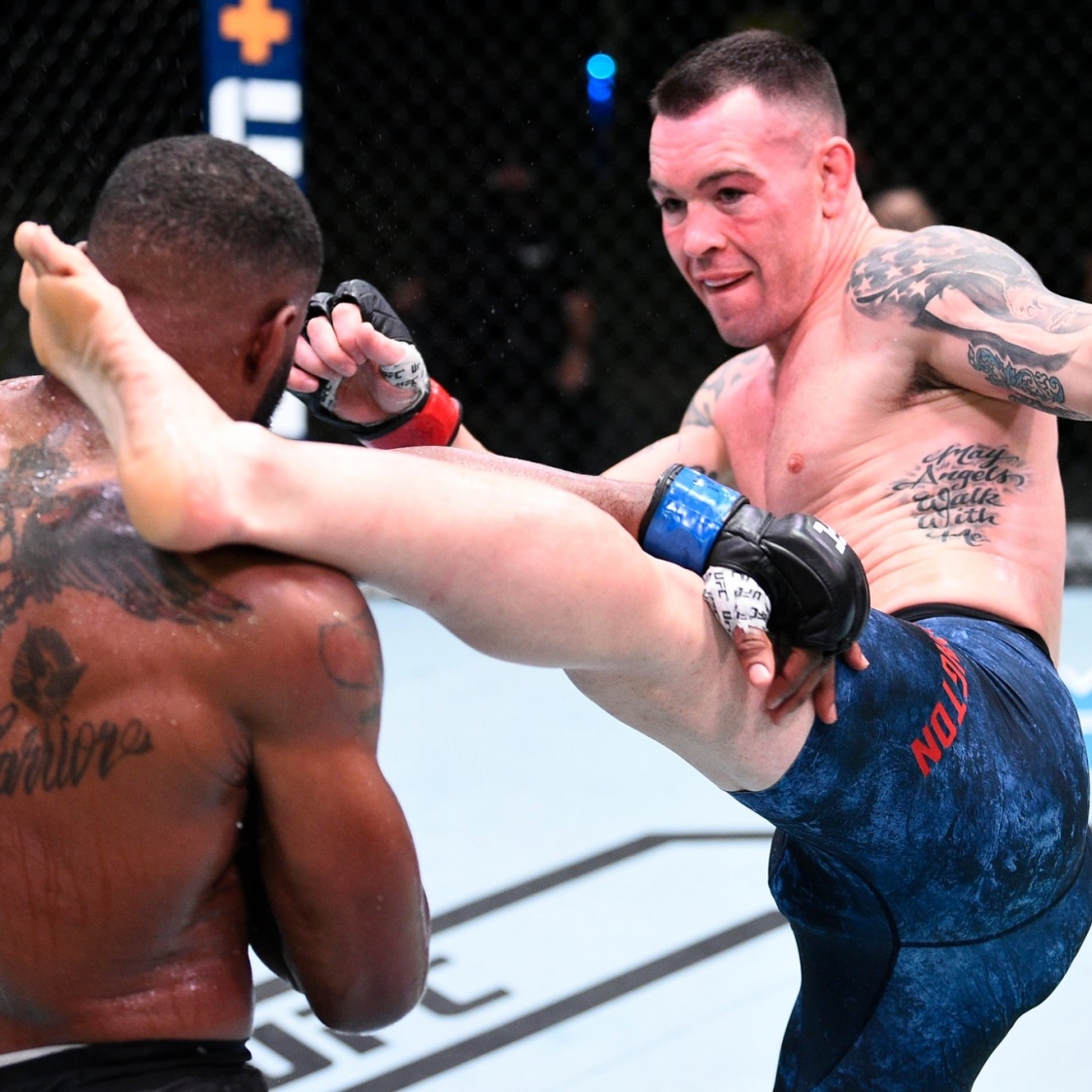 Ufc Covington Dominates Takes Tko Win Over Woodley