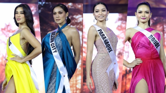 In Photos Miss Universe Ph 2020 Bets In Evening Gowns At The Preliminary Competition