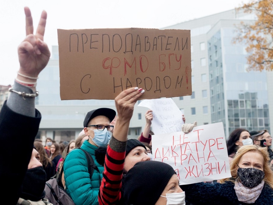 Belarus Opposition Leader Says Supporters Launching Strike