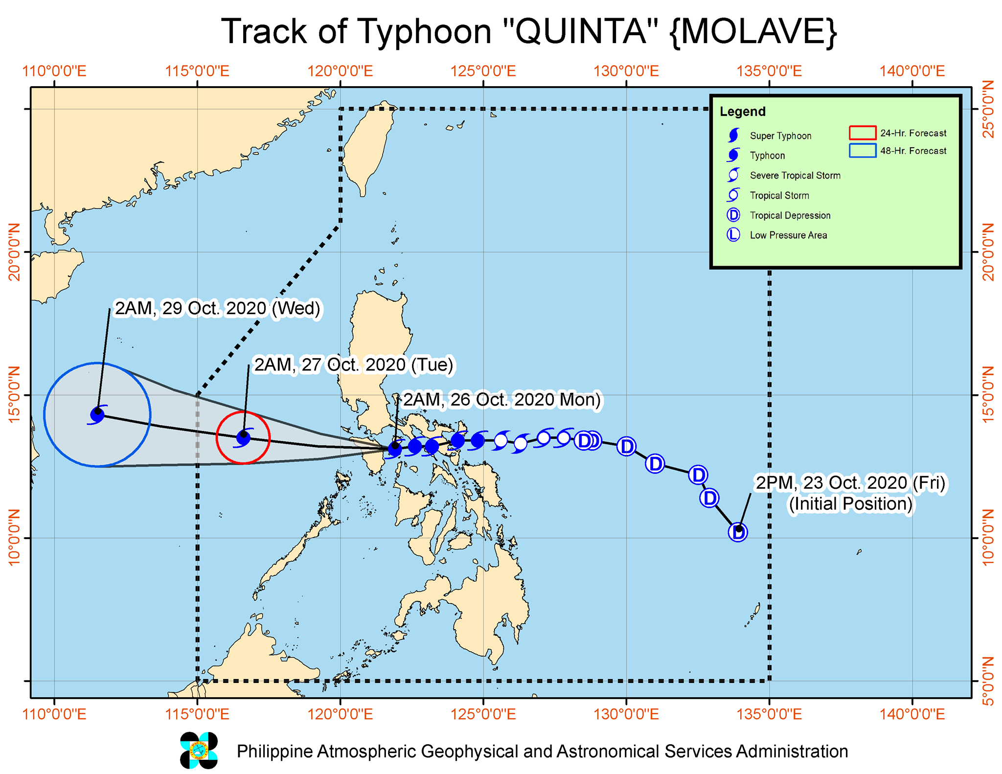 Topan Quinta menghantam Marinduque untuk keempat kalinya dan ke-5 di Oriental Mindoro