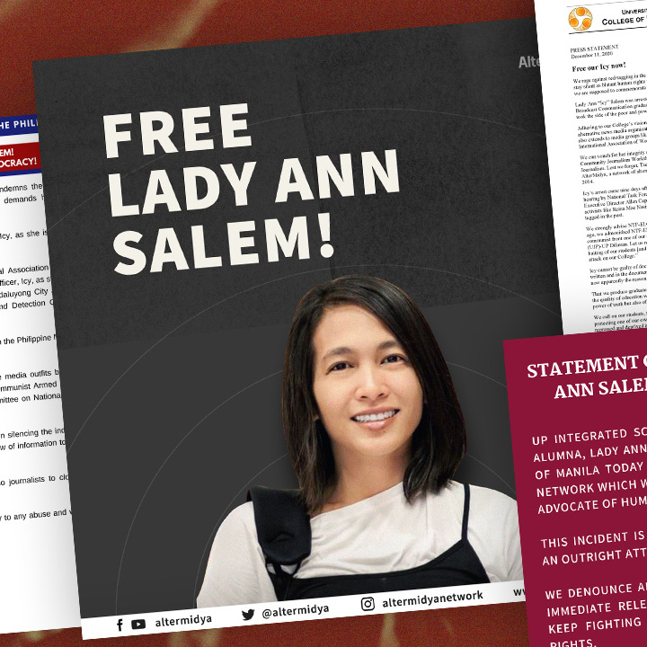 Free Lady Ann Salem Groups Demand Release Of Manila Today Editor