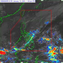 Lpa Gone But Tail End Of Frontal System Still Affecting Eastern Visayas