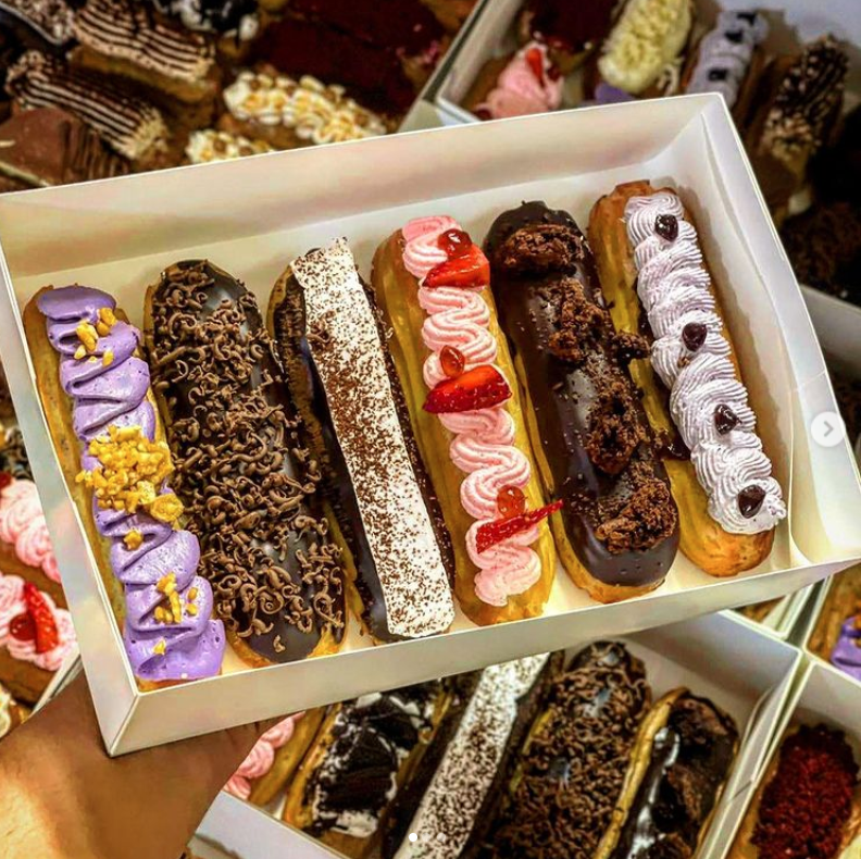 Get eclairs in different flavors from this Rizal bakery