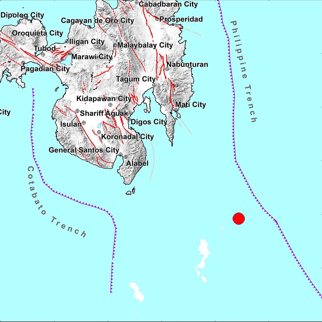 Magnitude 7 1 Earthquake Hits Sea Off Davao Occidental