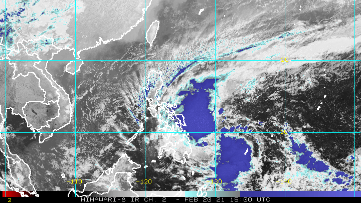 Tropical Storm Auring Almost Stationary Again Off Surigao Del Sur