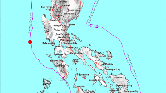 5.4 magnitude earthquake strikes Zambales