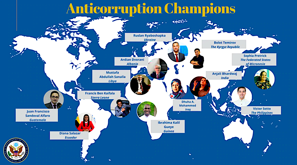 US Global Anticorruption Champions 2021