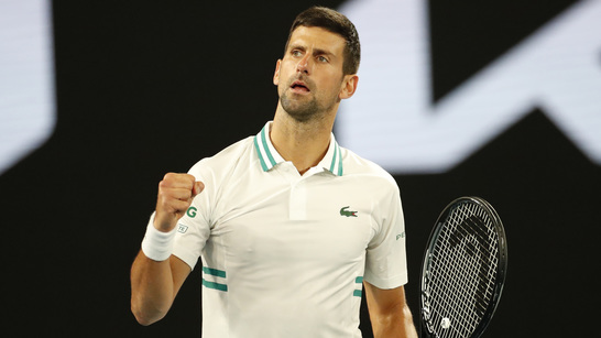 Djokovic Answers Fitness Doubts With Victory Over Raonic