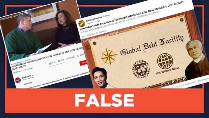 False Ferdinand Marcos Jose Rizal Established World Bank