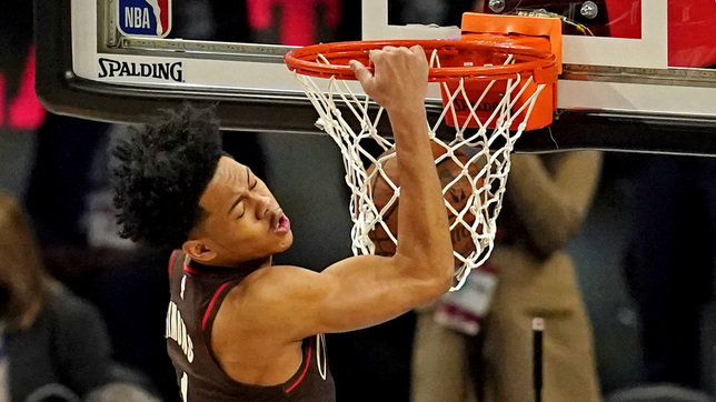 Anfernee Simons Kisses Competition Goodbye In Slam Dunk Contest