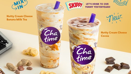 Chatime Offers New Peanut Butter Milk Tea Drinks