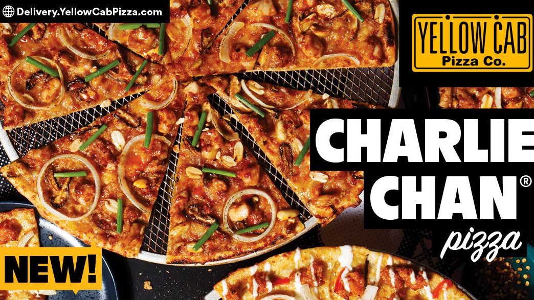 Yellow Cab Introduces Charlie Chan Pizza