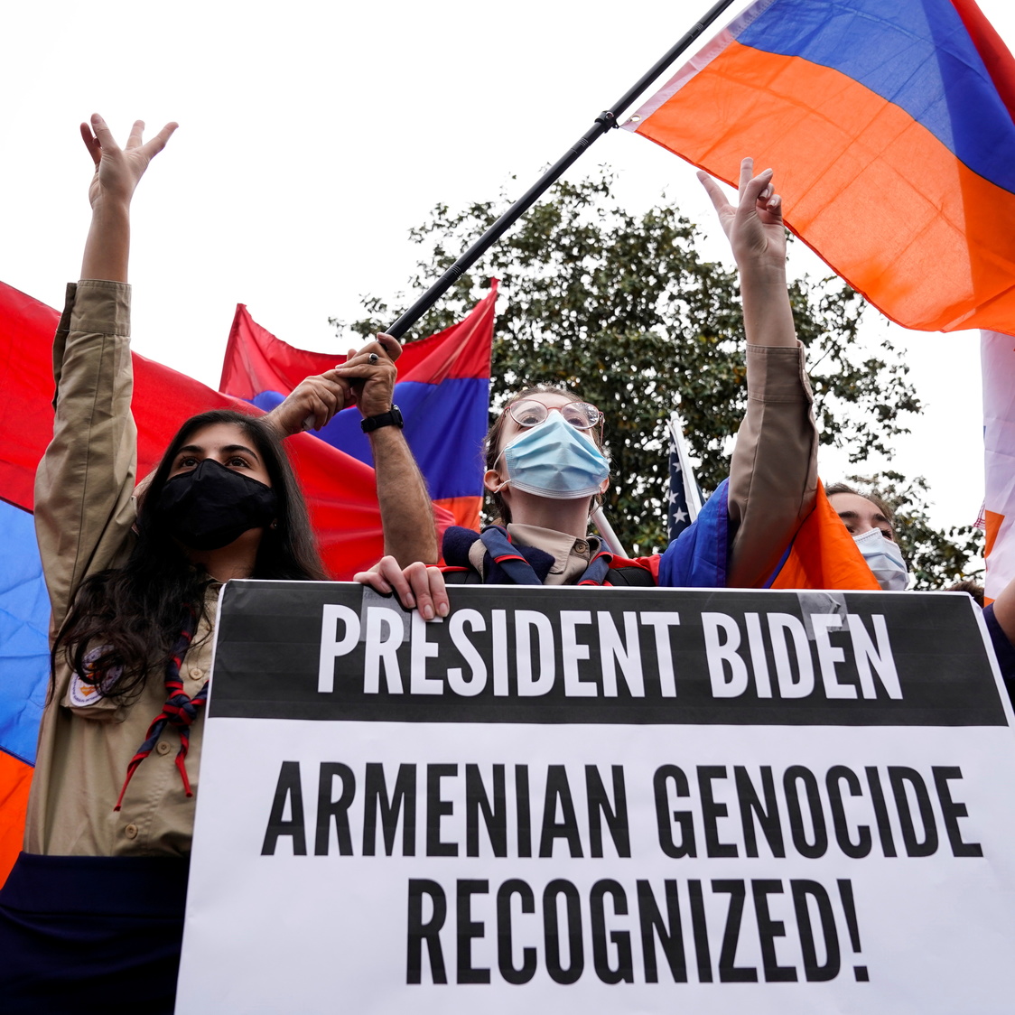 Armenia Says Declaring Genocide Is Security Matter Baku Protests