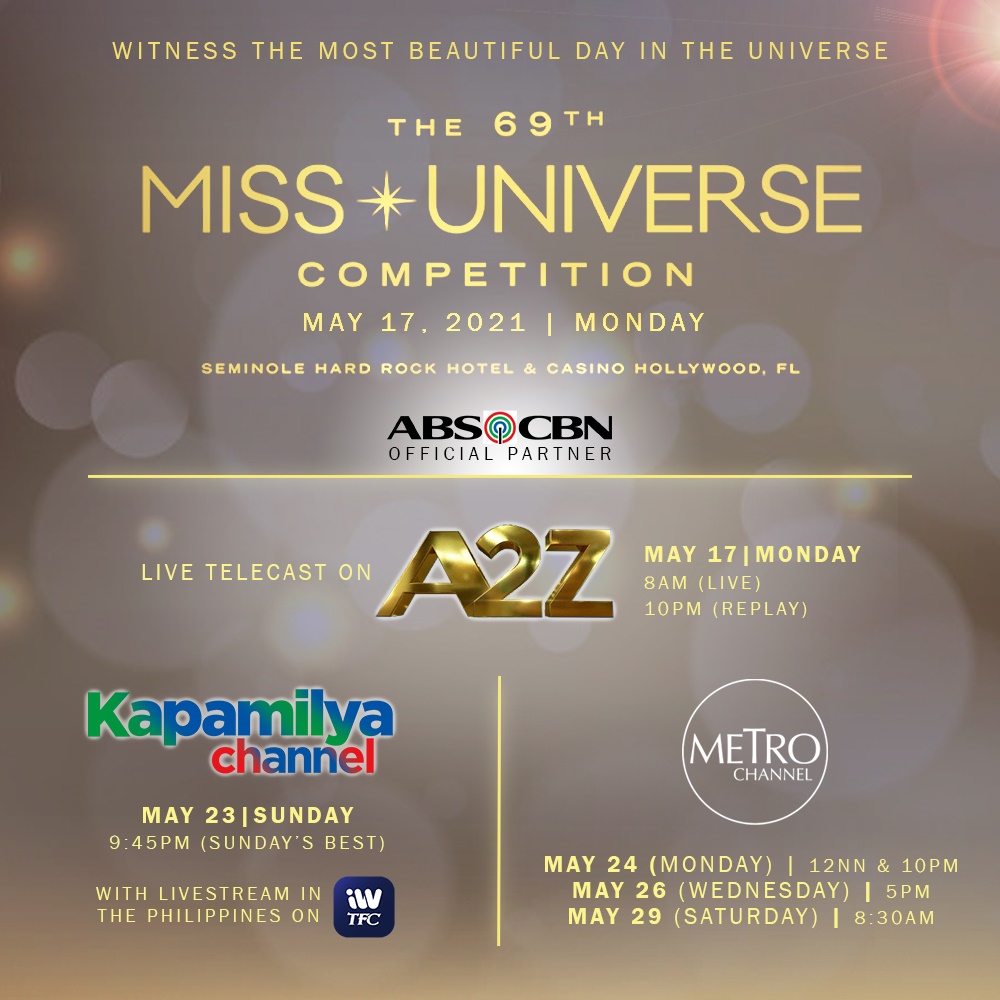 Miss Universe 2020 to air live on A2Z