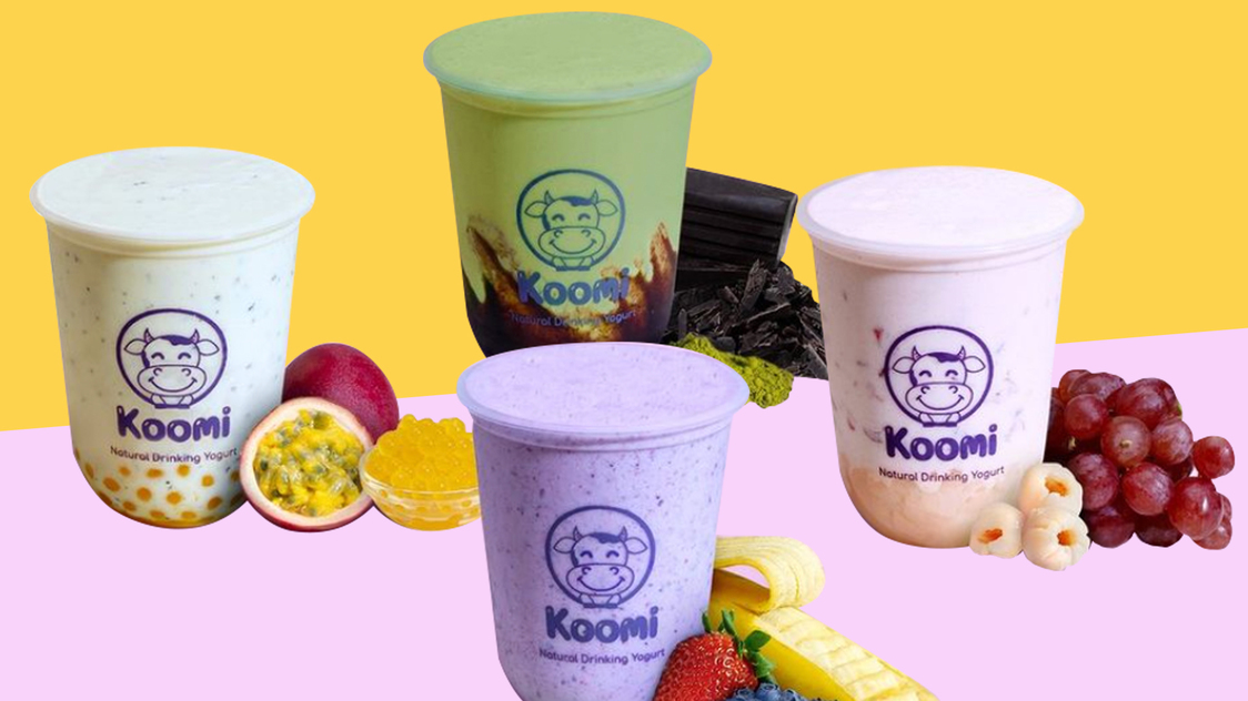 Koomi offers new yogurt drinks with lychee, langka