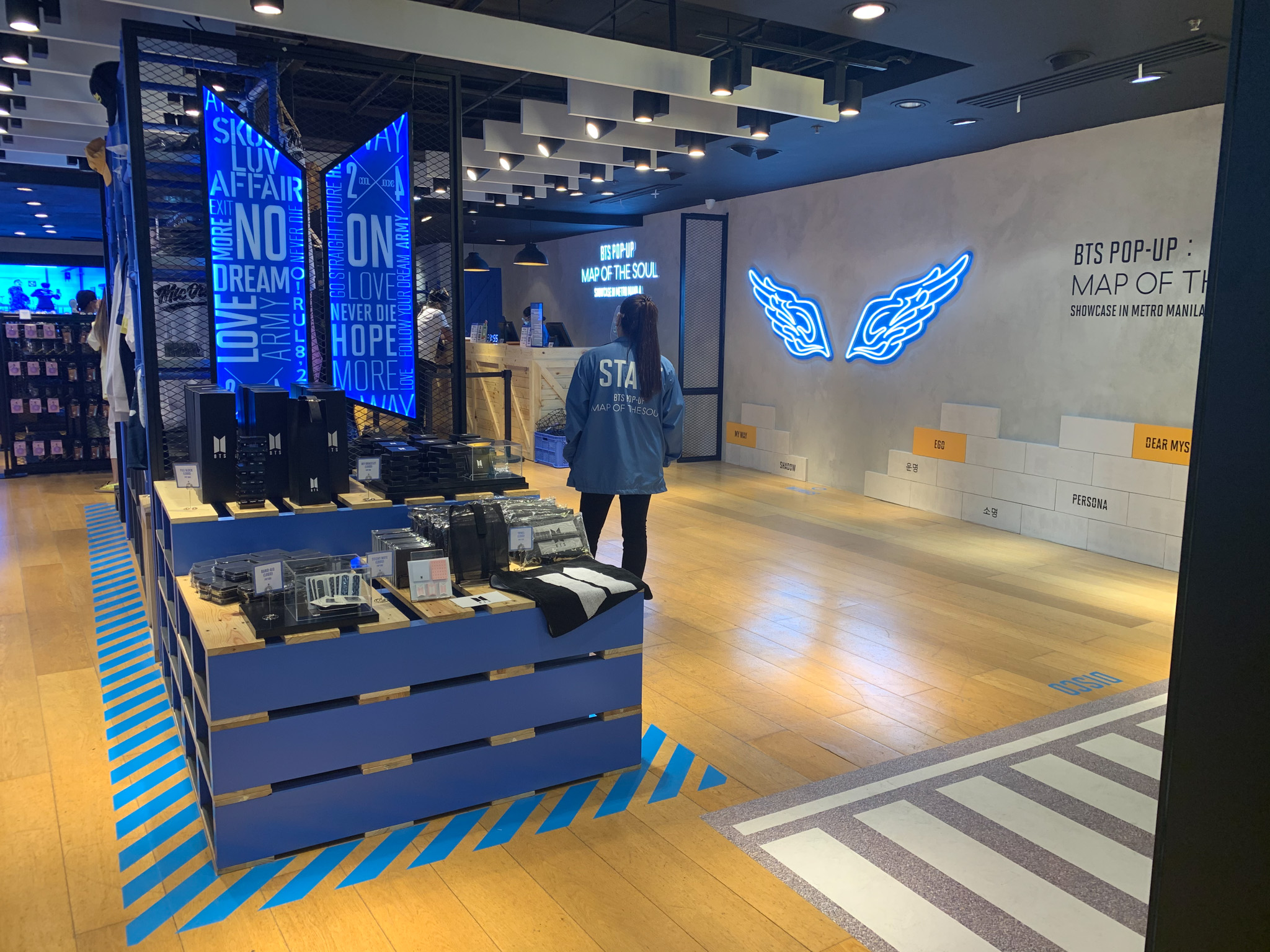 In Photos The Bts Pop Up Store In Metro Manila