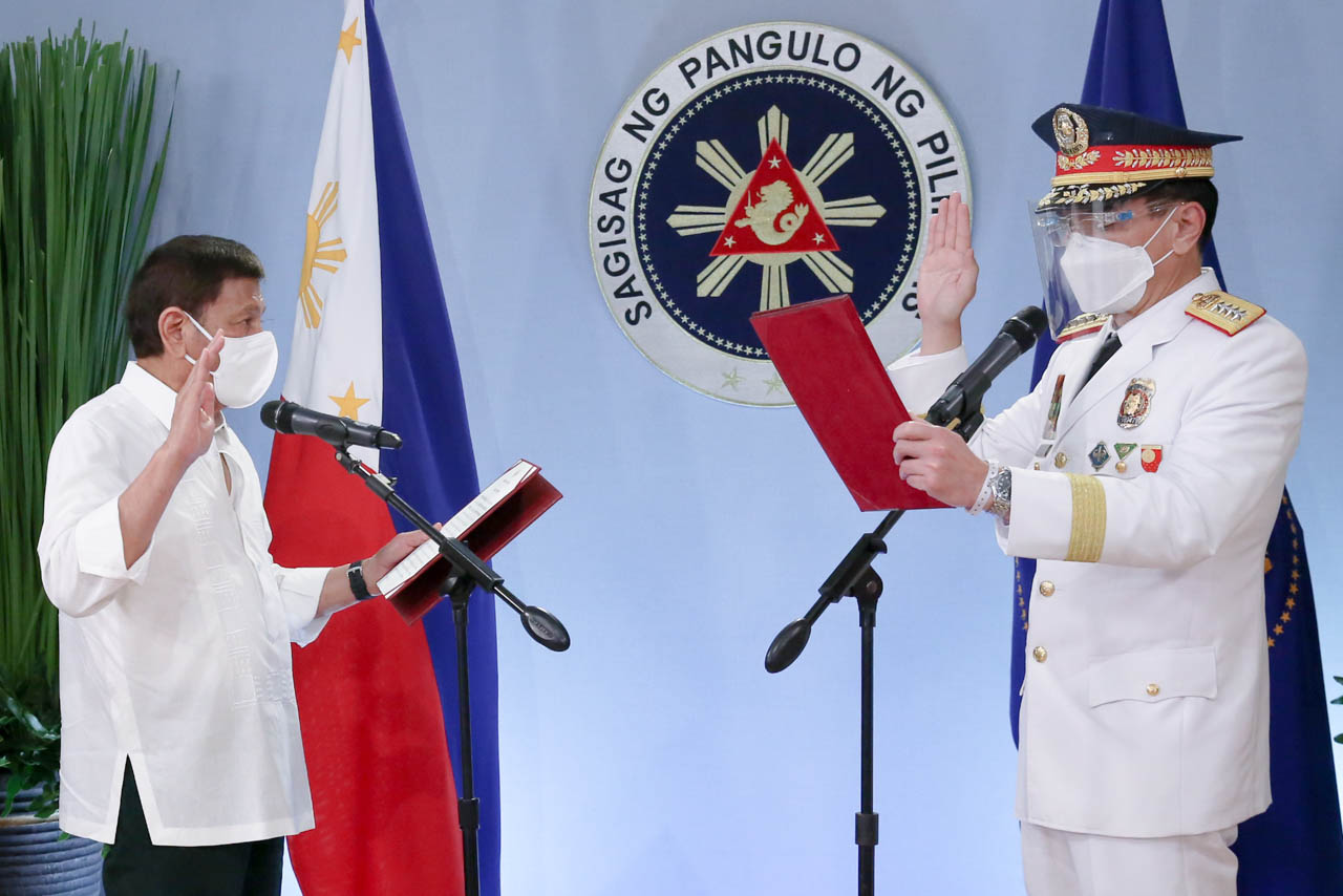 Duterte General Guillermo Lorenzo Eleazar Oath