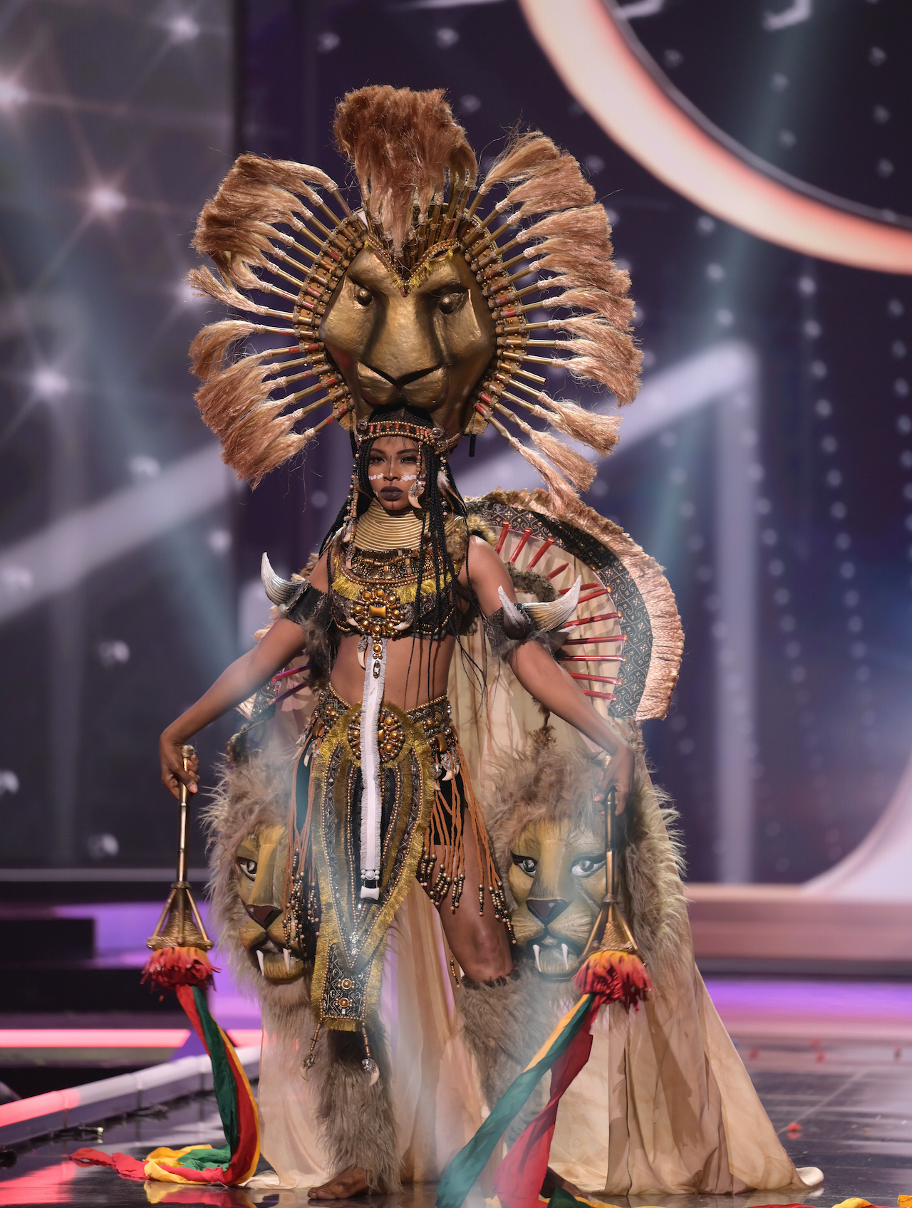 Miss Universe Cameroon 2020 National Costume Designed By Filipino vlr