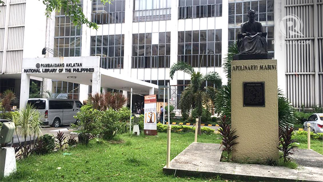 Mabini statue at National Library