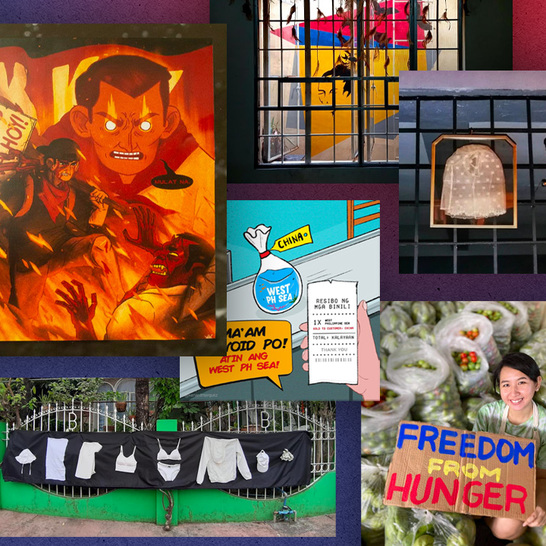 Filipinos Assert Freedom Democracy Through Independence Day Art