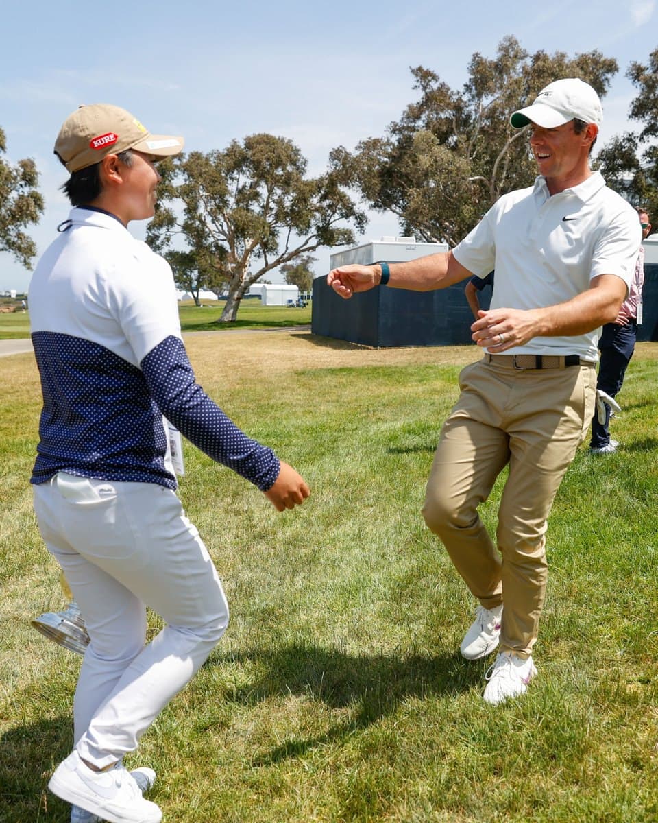 Yuka Saso Rory McIlroy