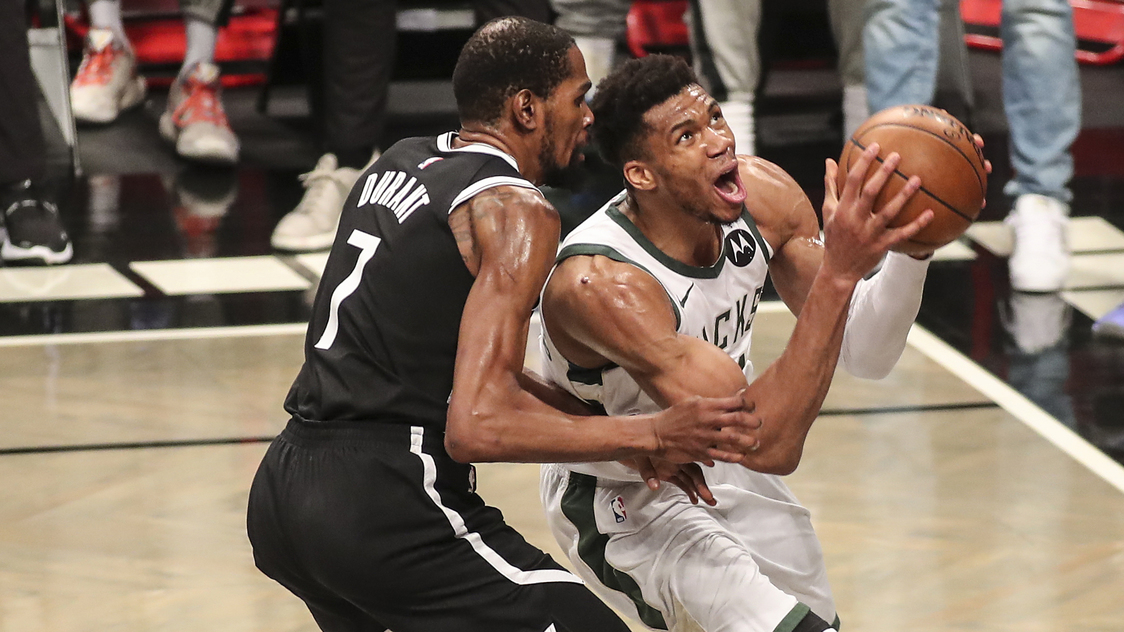 Giannis Antetokounmpo drops 40 as Bucks top Nets in epic ...