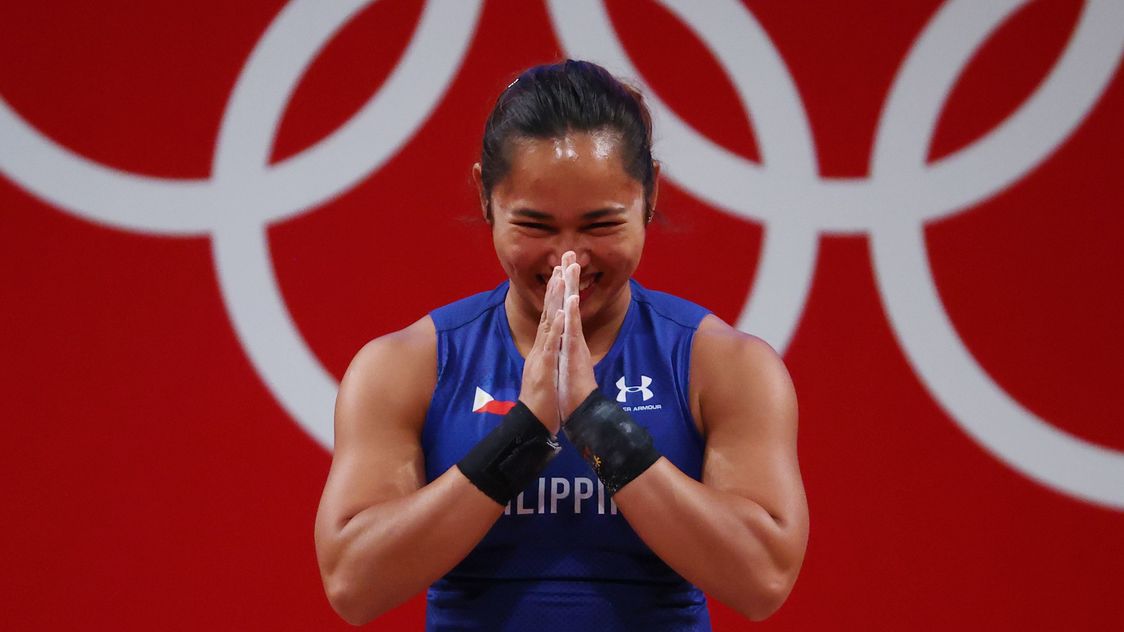 IN PHOTOS: Hidilyn Diaz bags Philippines' first Olympic gold