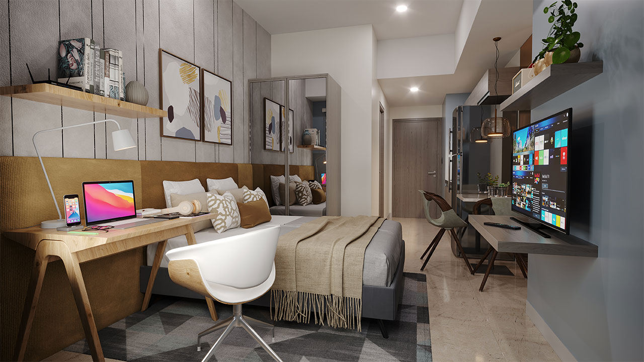 RLC Residences SYNC bedroom