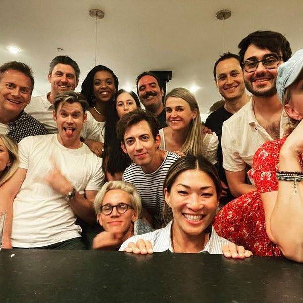 Look Glee Cast Hold Mini Reunion