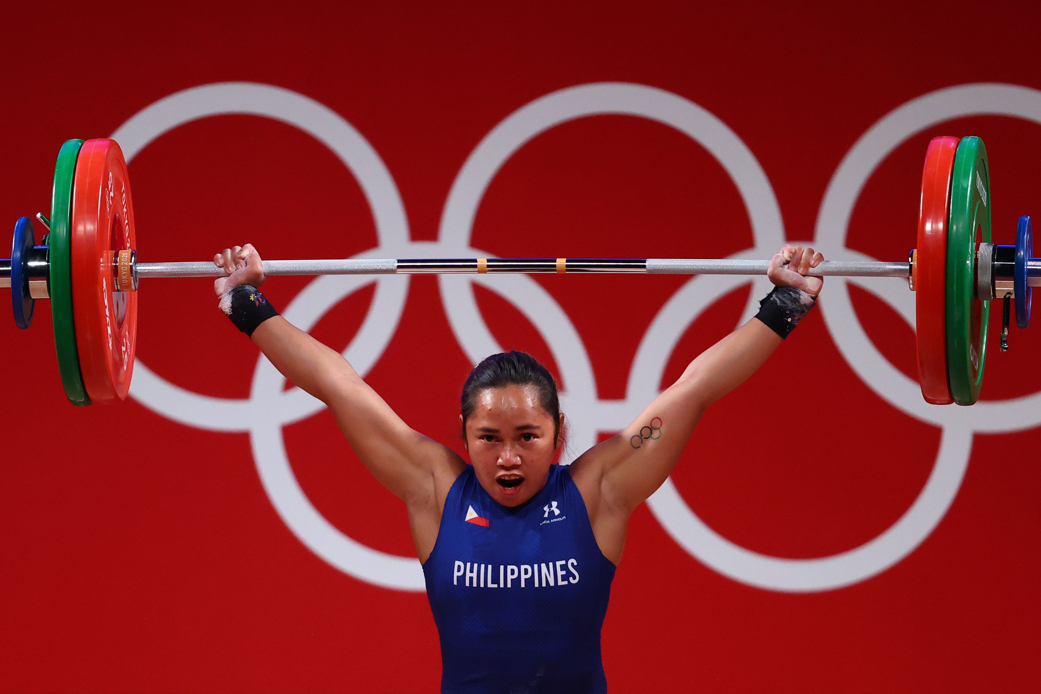 Hidilyn Diaz Olympics Gold Reuters July 26 2021