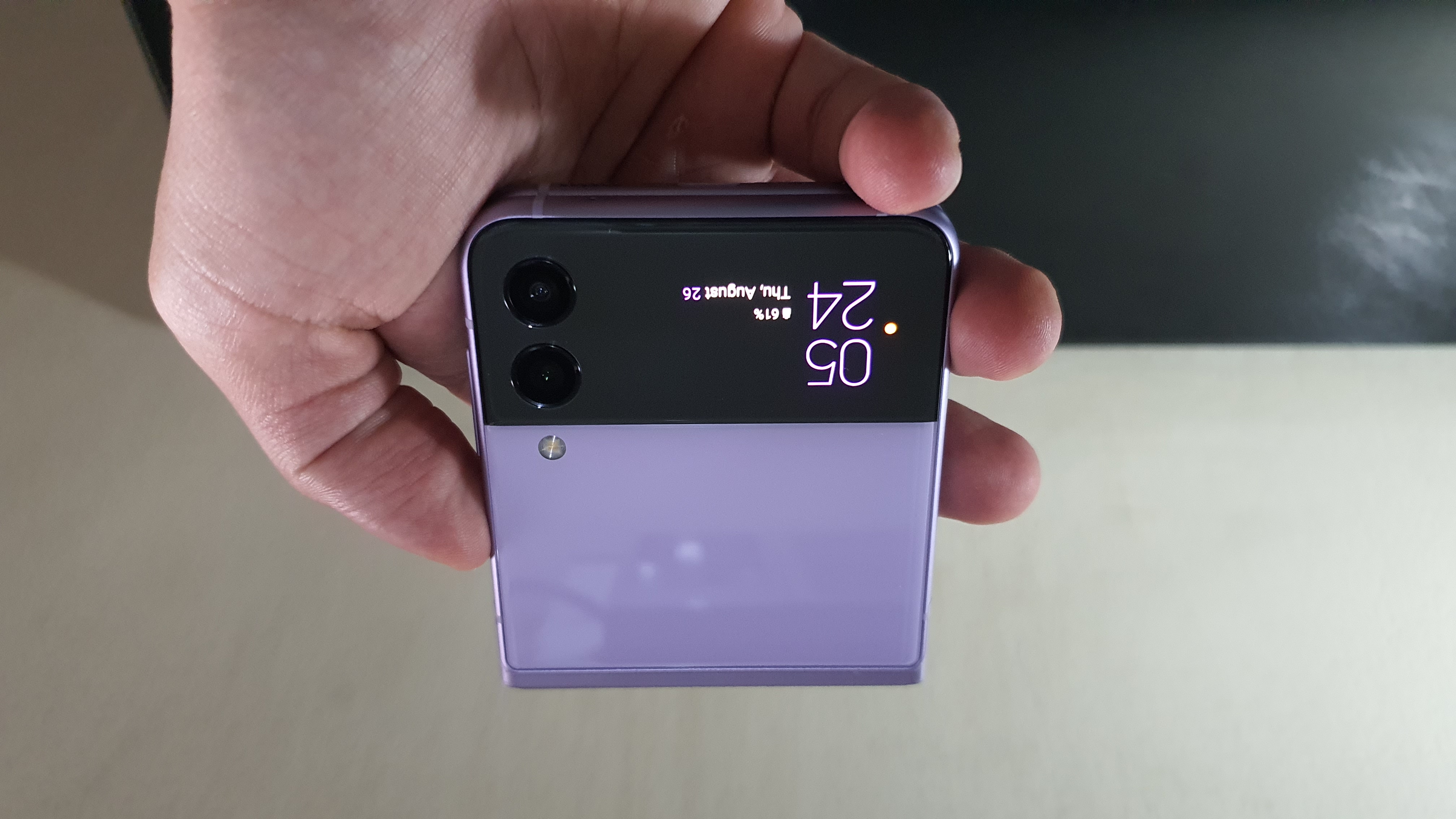 z flip 3 purple