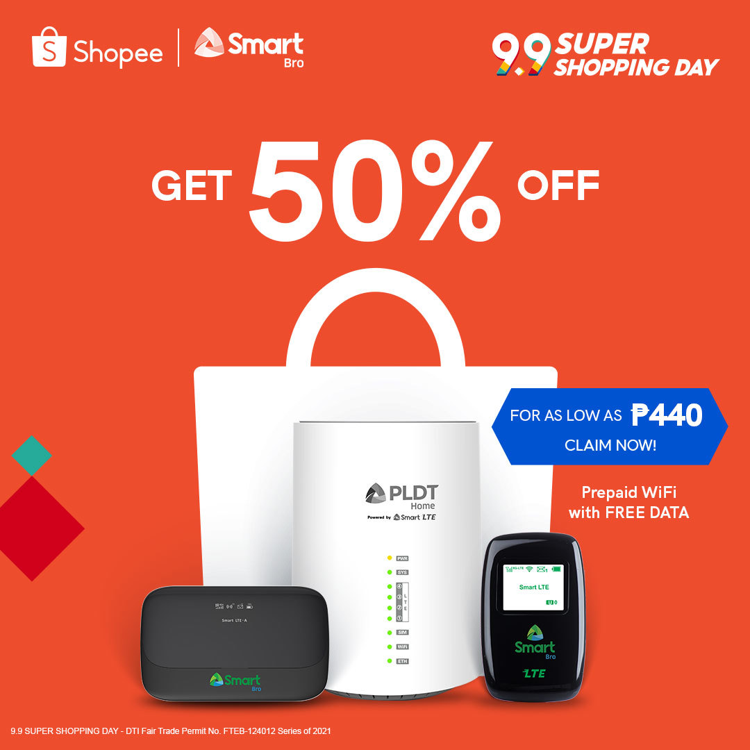 Get Up To 50 Off On Smart Bro Devices At Shopee S 9 9 Sale