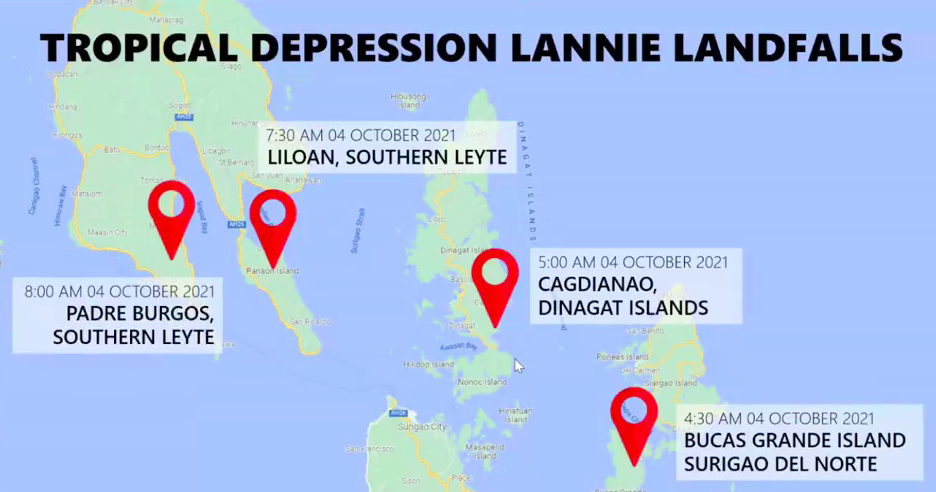 Depresi Tropis Lannie melanda ke-3, ke-4 di Leyte Selatan