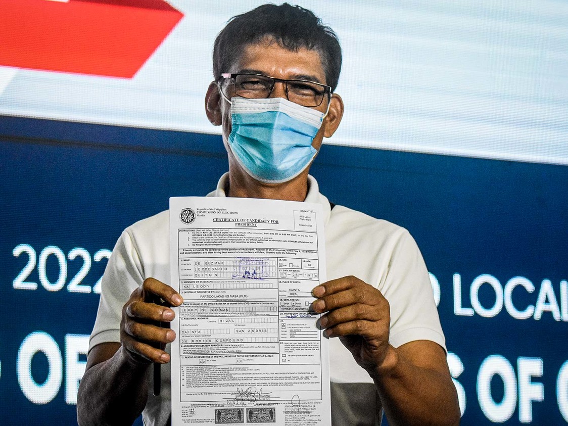 Labor leader Leody de Guzman files candidacy for president - Vimarsana News
