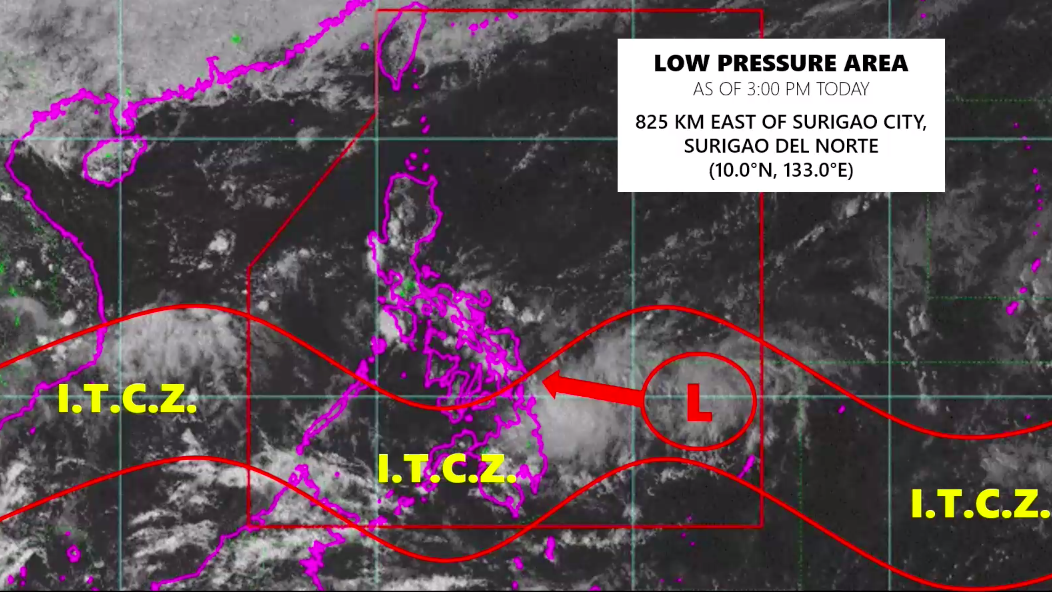 Low pressure area, ITCZ to affect Caraga - Vimarsana News
